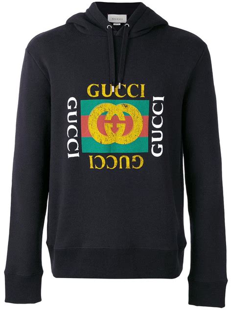 basicblack gucci hoodie|black Gucci hoodie men.